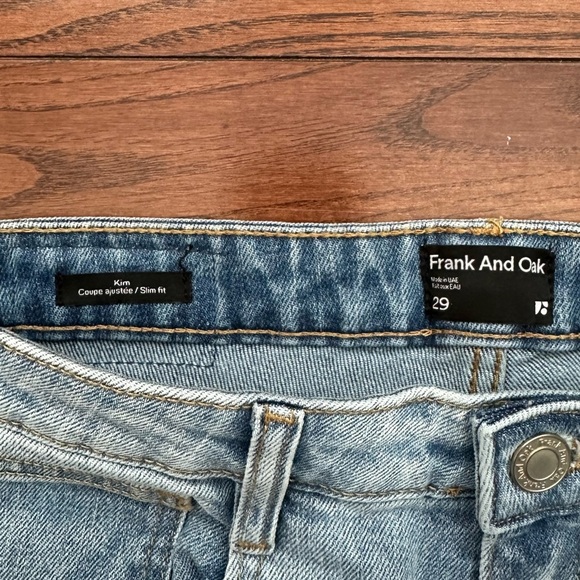 NWT Frank And Oak Kim Jean - Picture 12 of 12